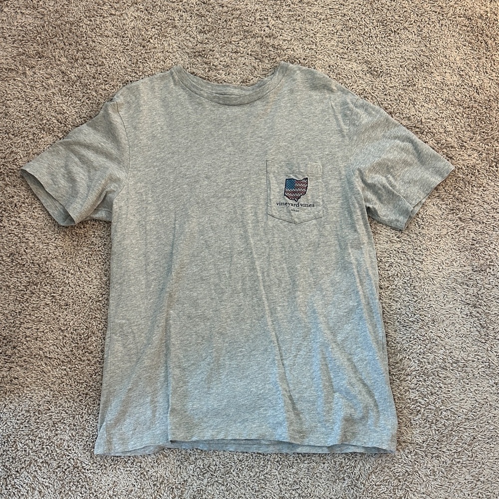 Vineyard Vines gray Ohio t-shirt Sz M